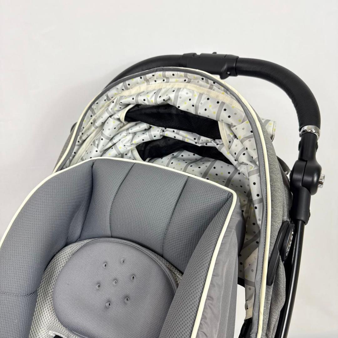 【美品】Aprica アップリカ ラクーナビッテ クッション グレー 98-11