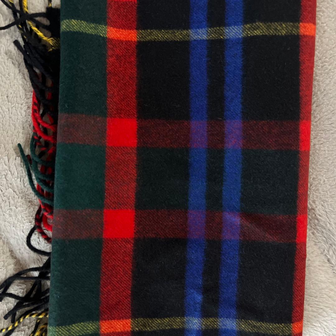 BLACKLABEL　クレストブリッジ　マフラー　ホリデー　カシミヤ100%