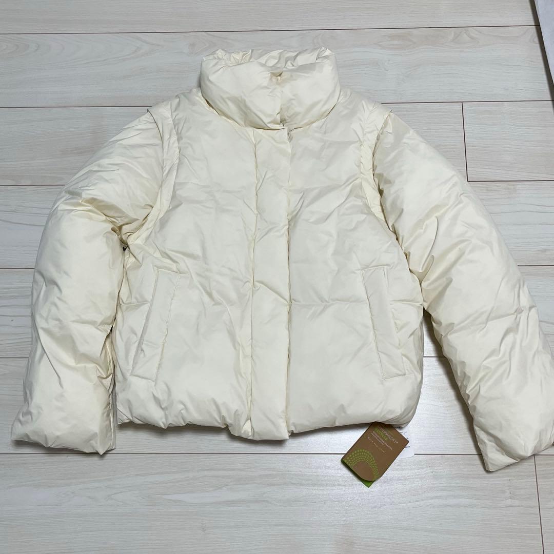 新品CAPRICIEUX LEMAGE 2WAY中綿パフジャケット ベスト　白