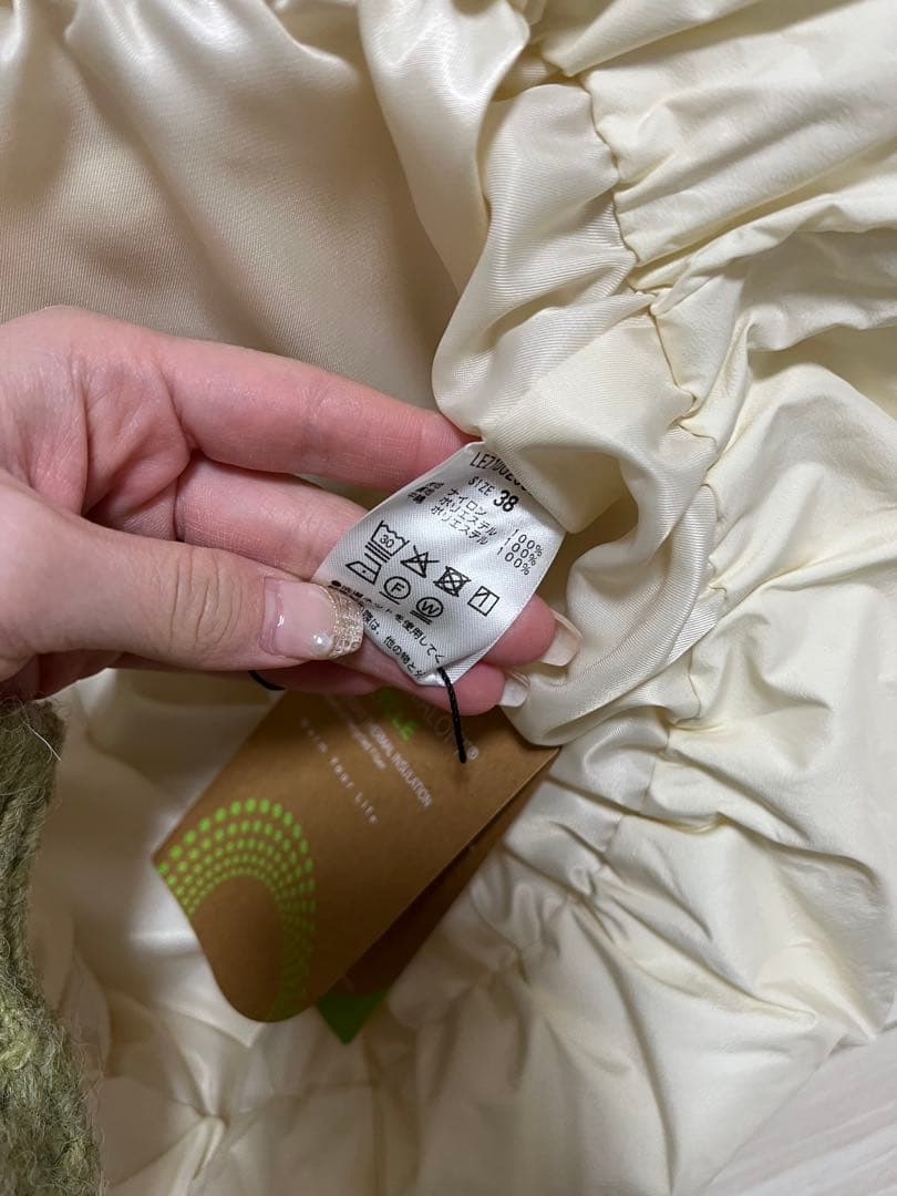 新品CAPRICIEUX LEMAGE 2WAY中綿パフジャケット ベスト　白