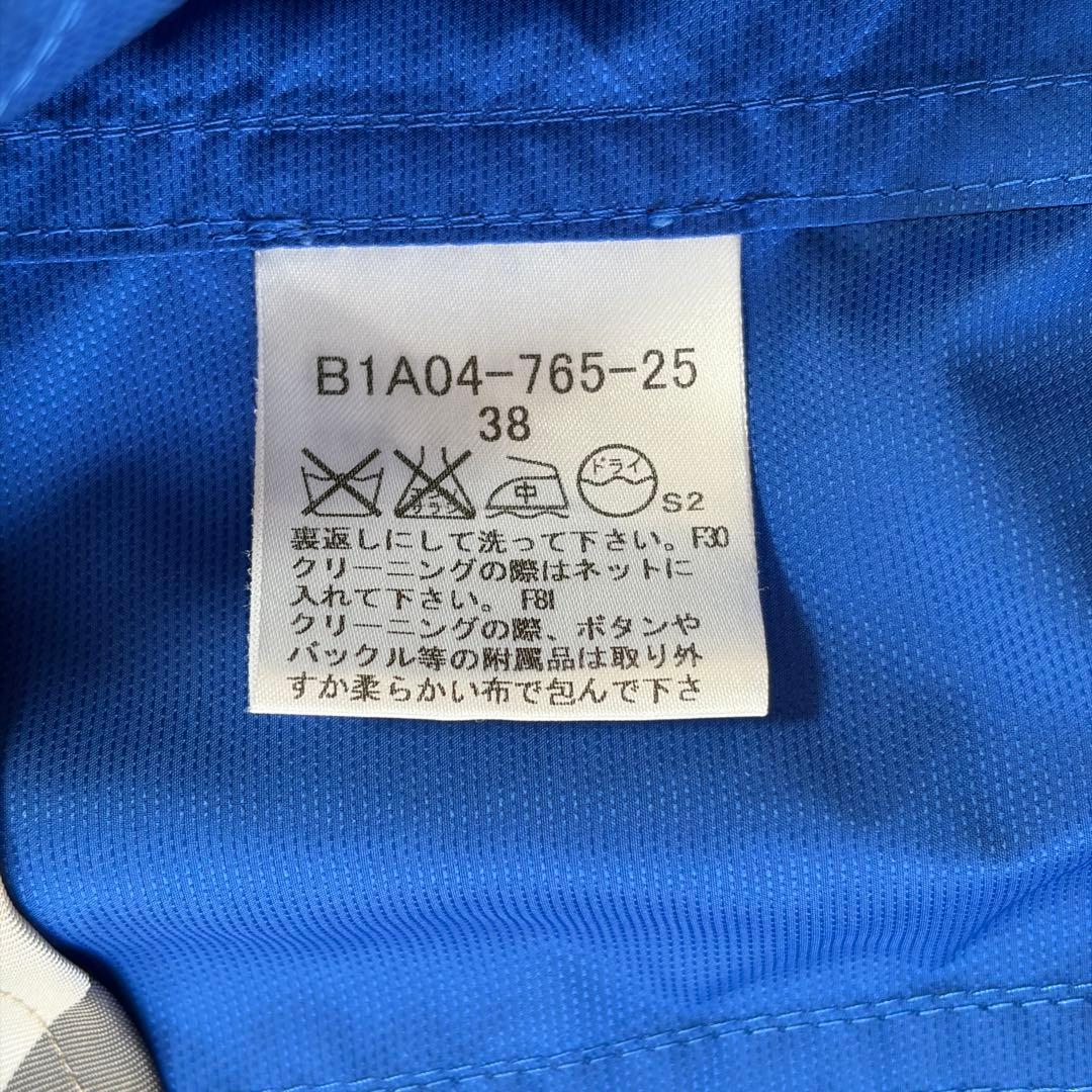 【美品/撥水/希少ブルー】BURBERRY トレンチコート プリーツ チェック