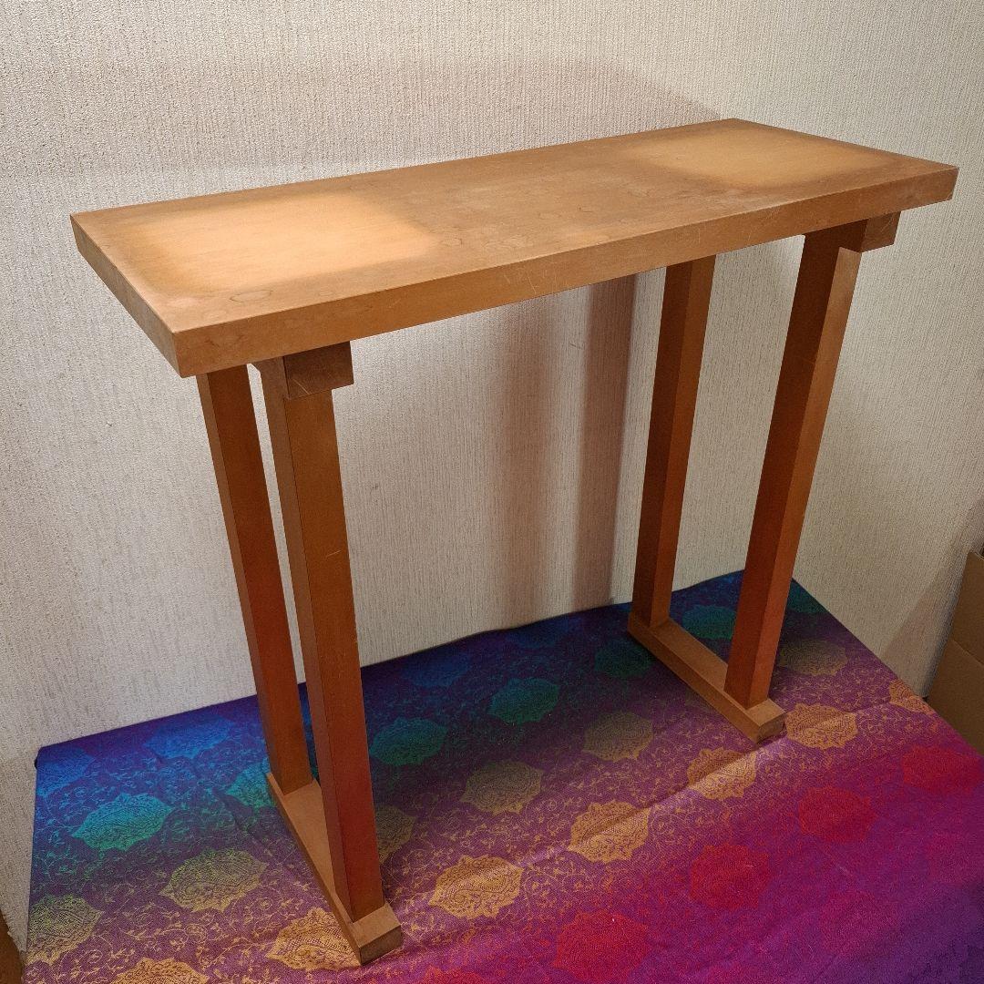 木製　コンソール　テーブル　サイドテーブル　飾り台