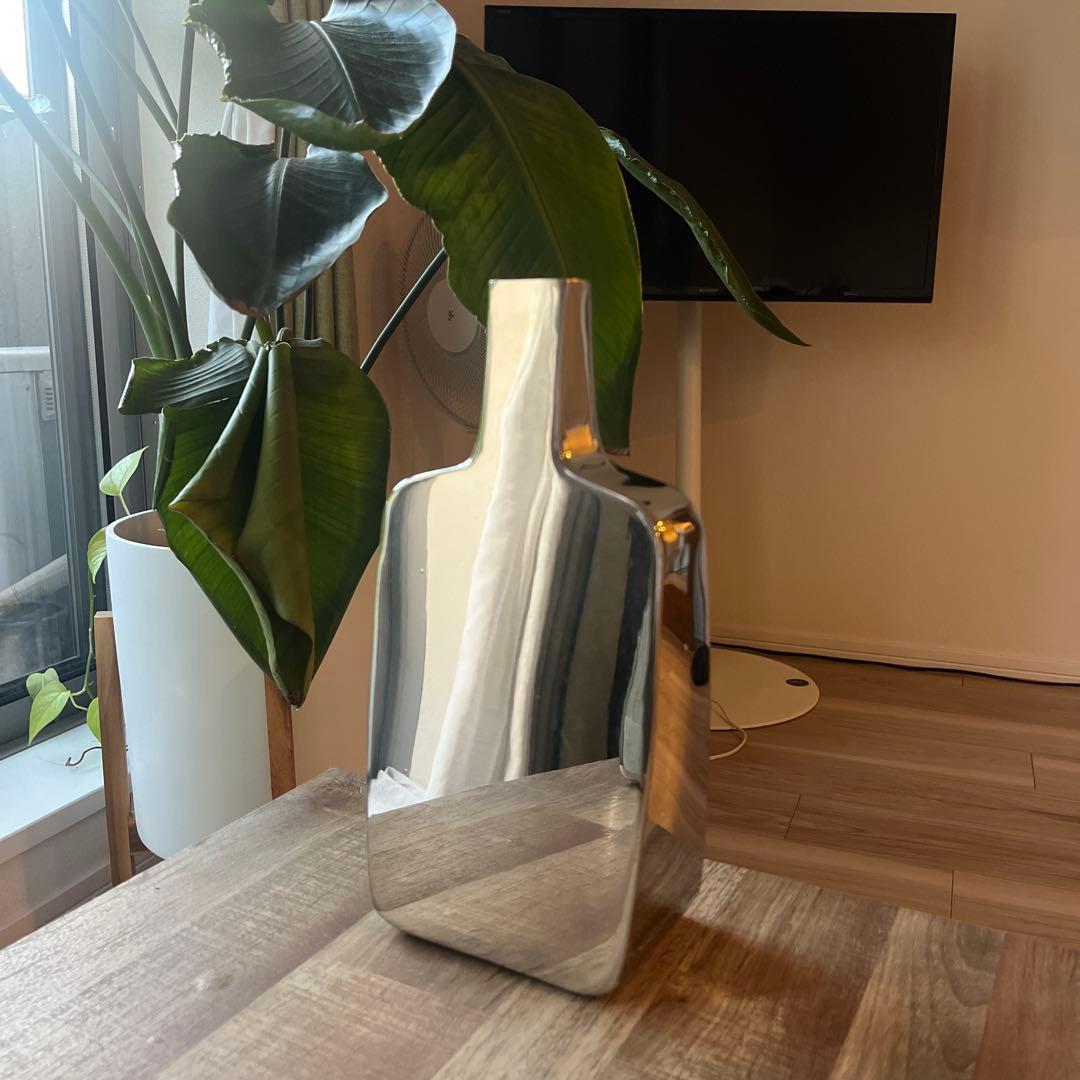 フィリッピ　ドイツ・ステンレス花瓶(小)