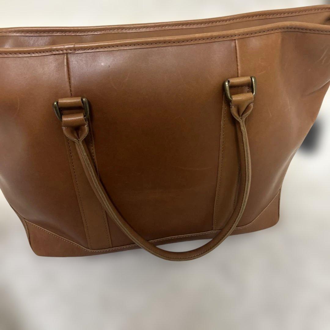 L.L.Bean レザートートバッグ 大 ヴィンテージ　内部総柄