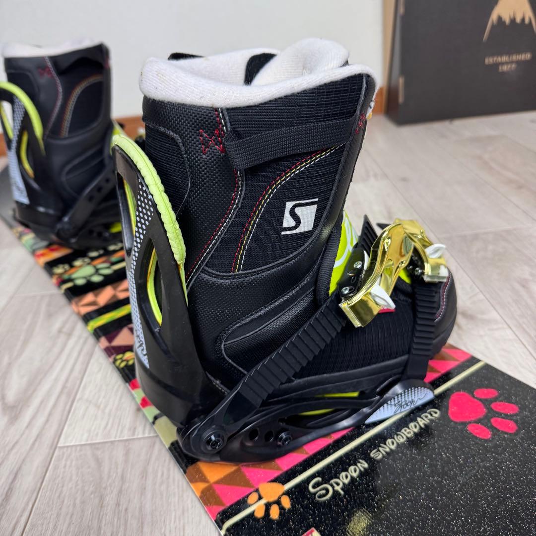 SPOON スノーボード 130cm ブーツ 23cm セット