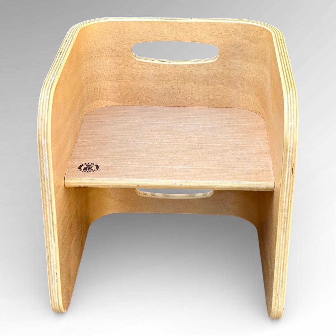 【美品】HOPPLE ホップル コロコロデスク＆チェア 3点セット ナチュラル