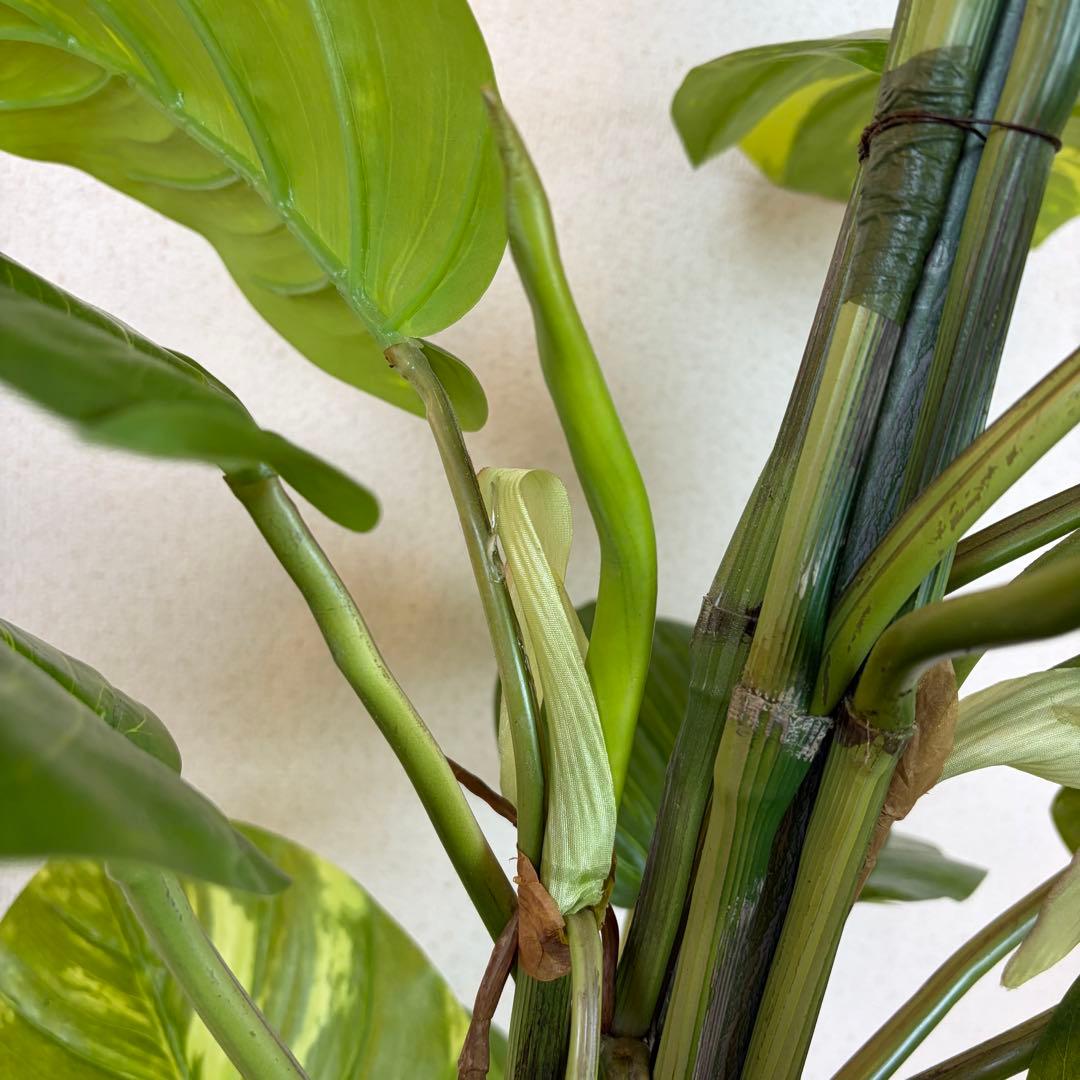 送料無料 フェイクグリーン 人工観葉植物 光触媒 150cm ポトス