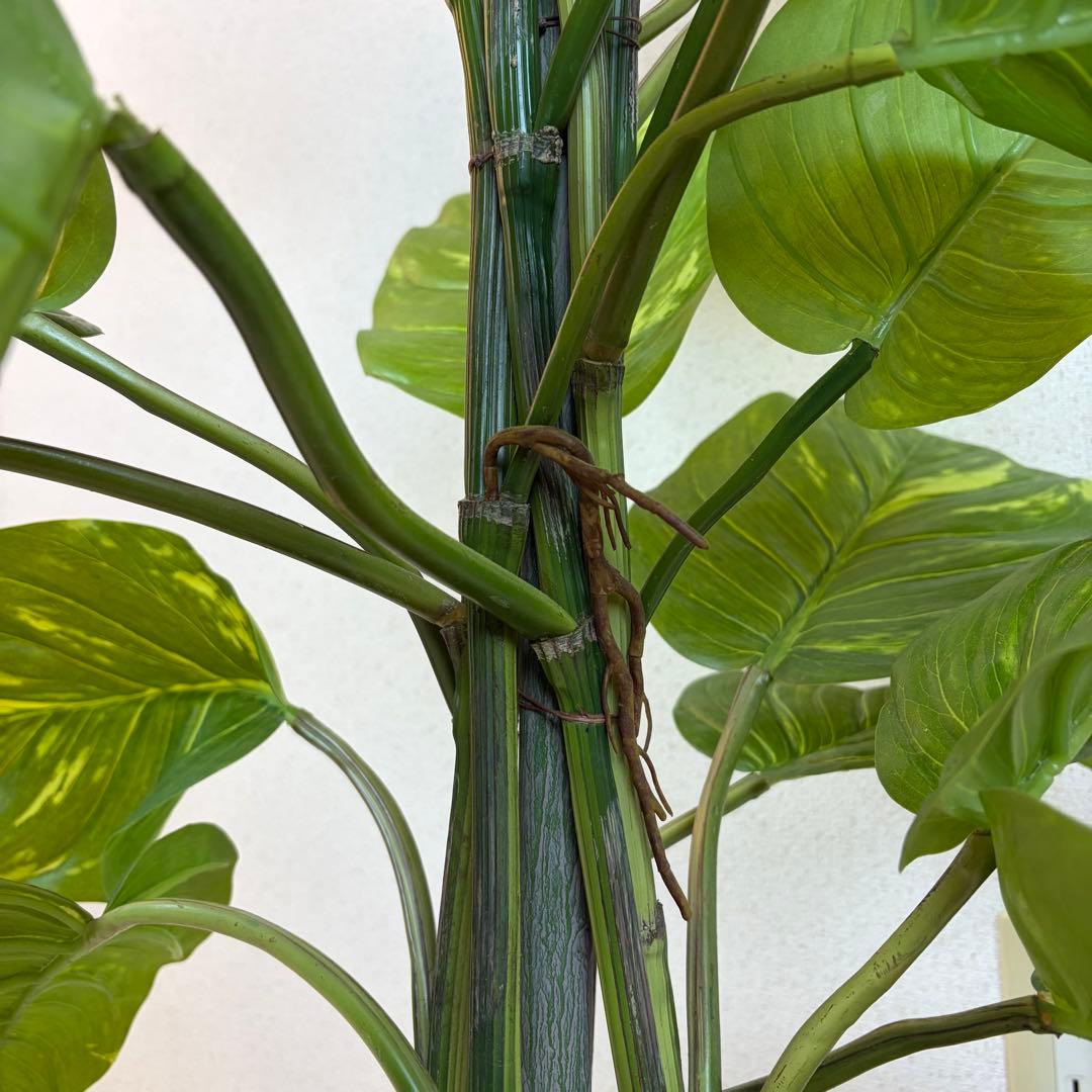 送料無料 フェイクグリーン 人工観葉植物 光触媒 150cm ポトス