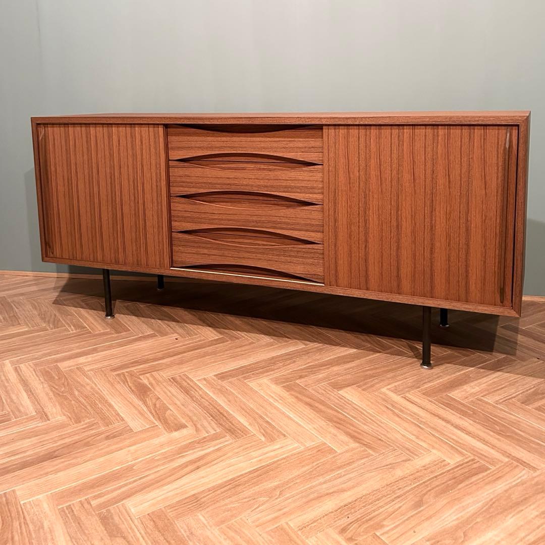 じ*☆様 チーク サイドボード チェスト 北欧 ミッドセンチュリー ビンテージ