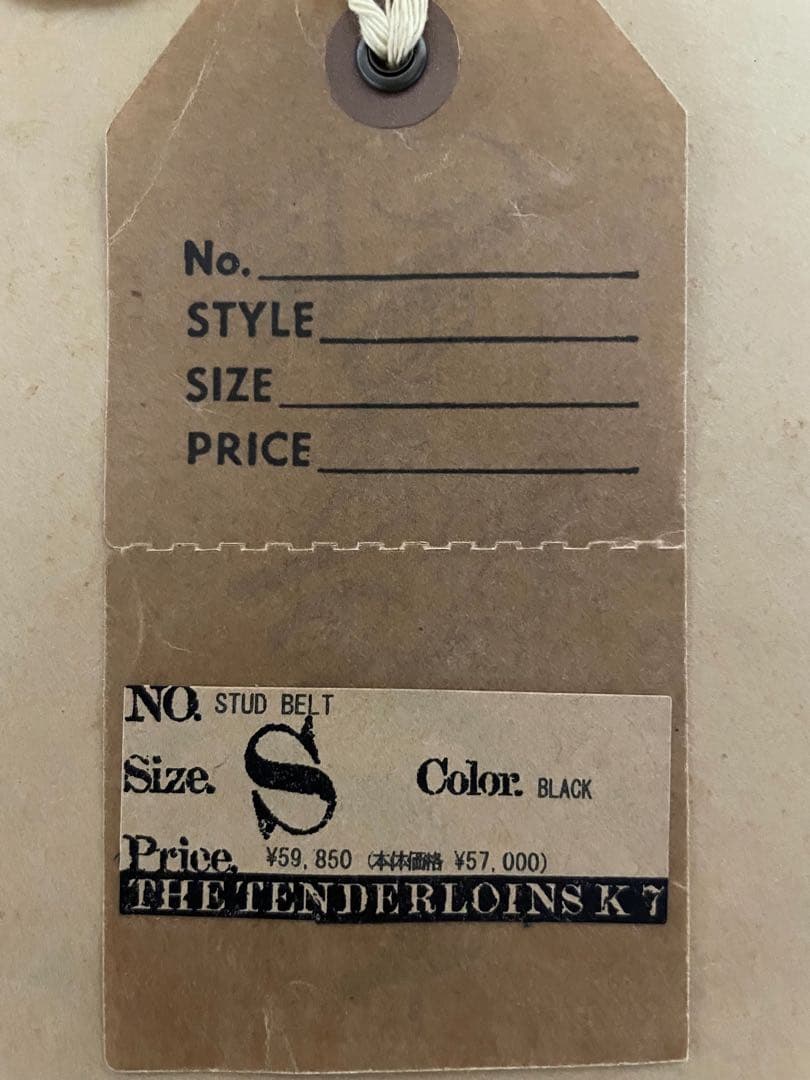 mgwg13794TENDERLOIN STUD BELTスタッズベルト