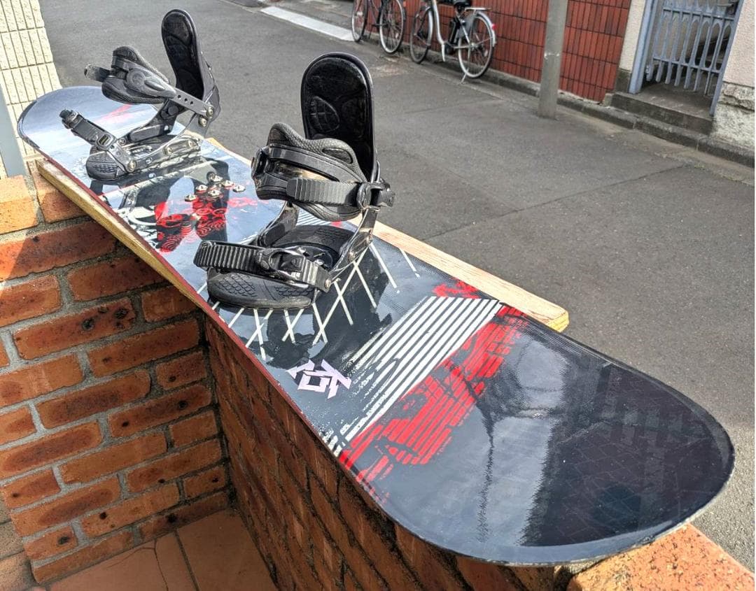 K2 スノーボード BRIGADE RIDEビィンディング付き 147cm