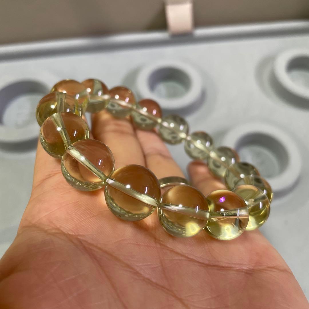 シトリン(高品質)(非加熱) ブレスレット