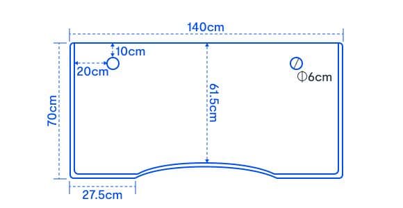 Flexispot E7 pro ブラック 天板 キャスター 鬼目ナット化