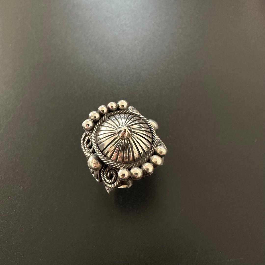 Navajo Andy cadman ビッグコンチョ リング 17号