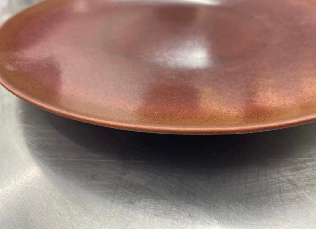 MORIYAMA チタニウムレッド フラットプレート 24cm 5枚セット