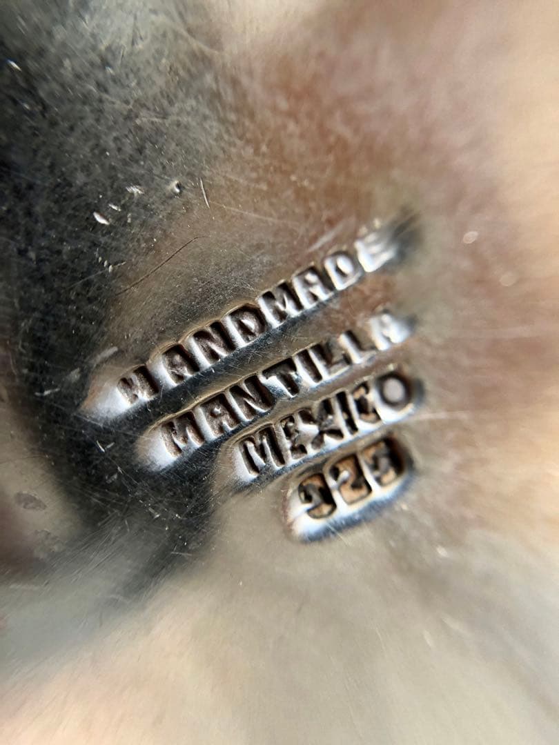 メキシコ製 vintage 925 シルバーバングル taxco