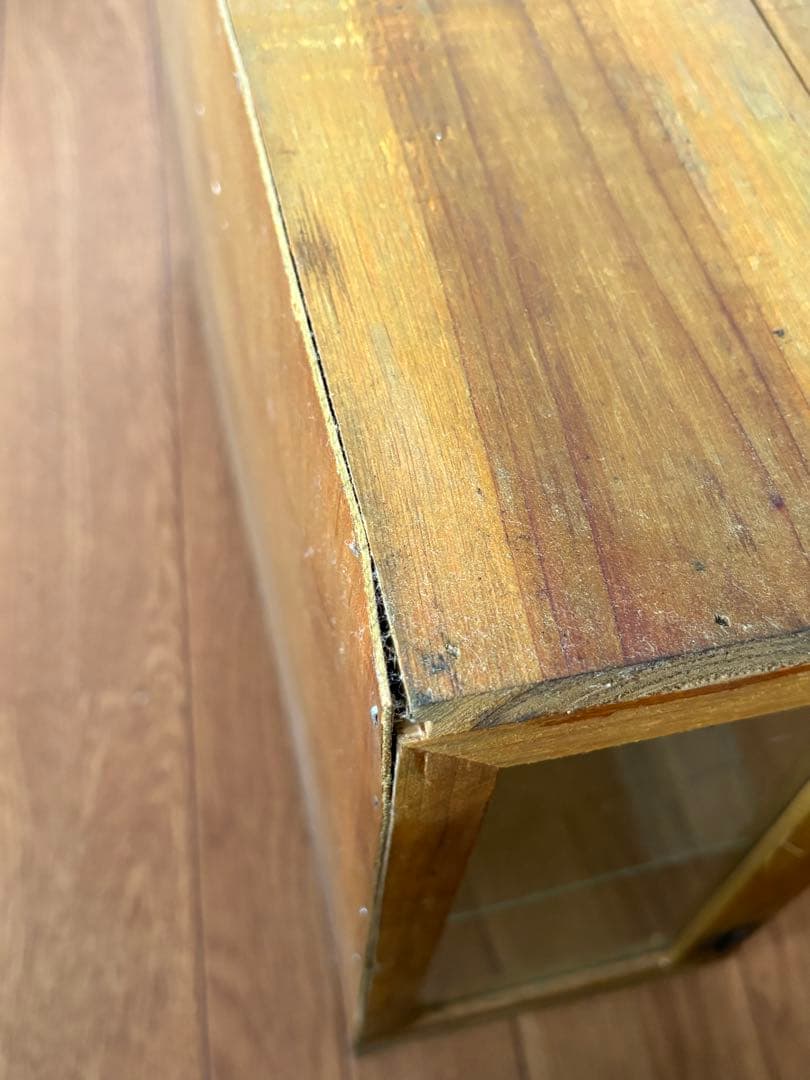 【処分価格10/26迄】ガラスコレクションケースアンティーク古道具ショーケース