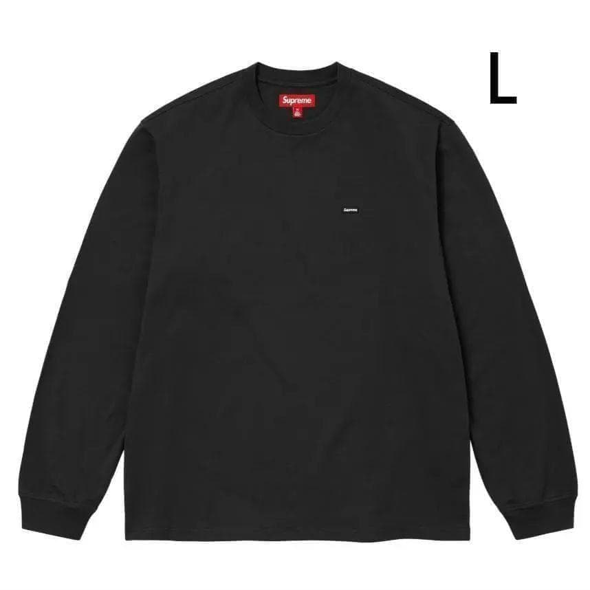 【期間限定～2/8】 Supreme Small Box L/S Tee 黒