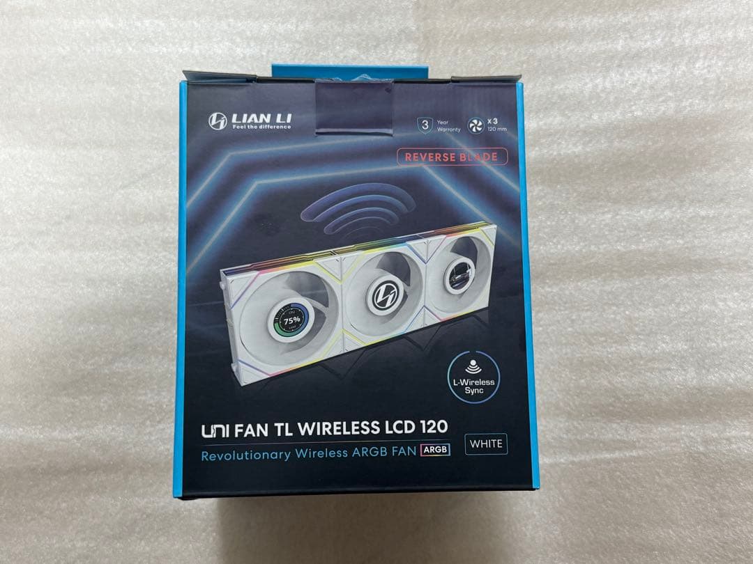 Lian Li UNI FAN TL WIRELESS LCD 120 ホワイト