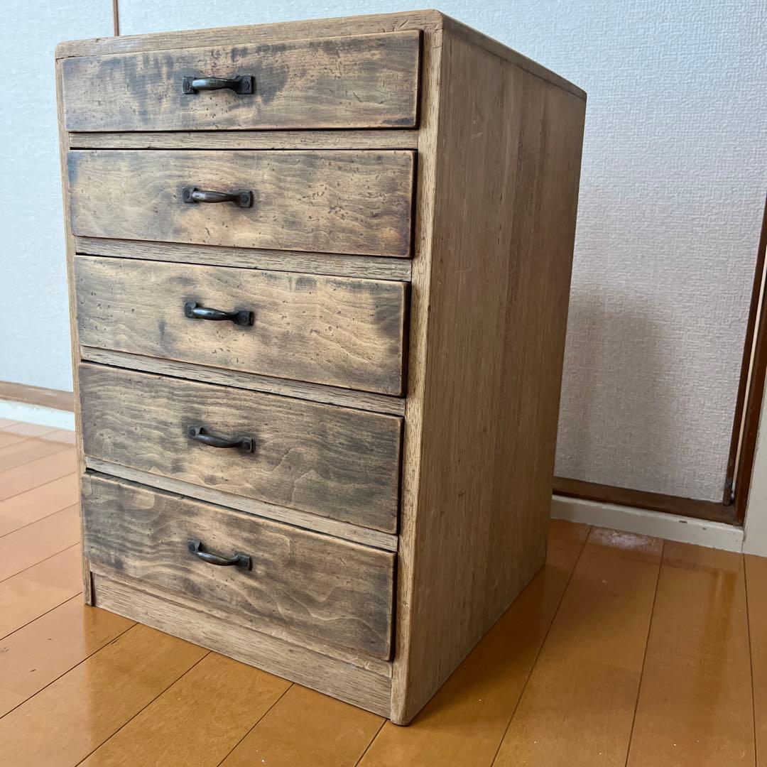 【moko】引き出し　アンティーク　古い家具　５杯