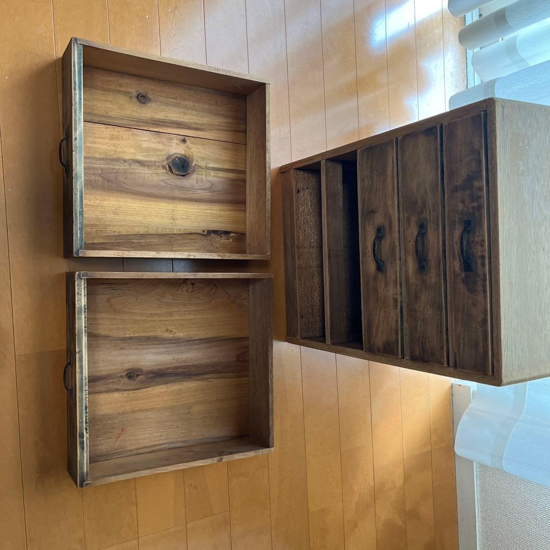 【moko】引き出し　アンティーク　古い家具　５杯