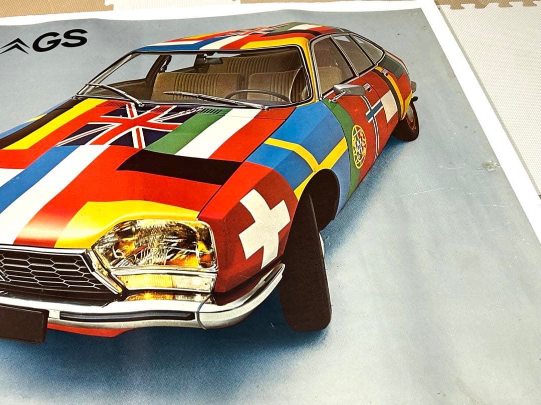 超レア:シトロエンGSの当時物ショールームポスター