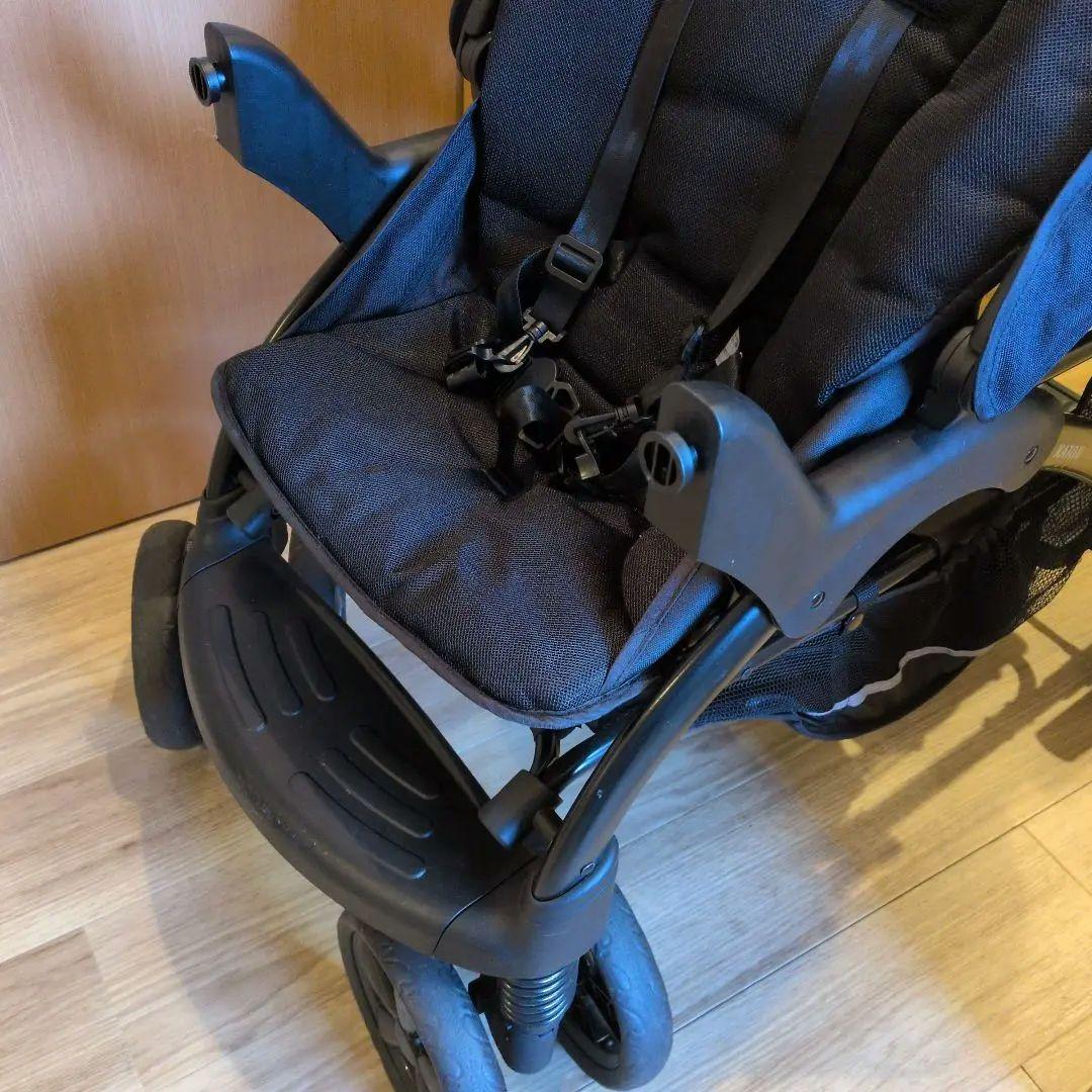 KATOJI ベビーカー 二人でゴーDX (オニキスブラック)