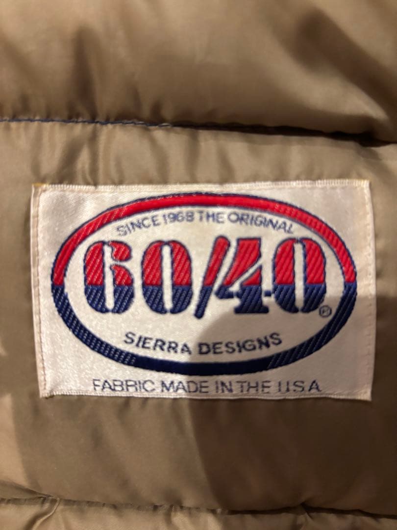 SIERRA DESIGNS ネイビー フード付き ダウンジャケット