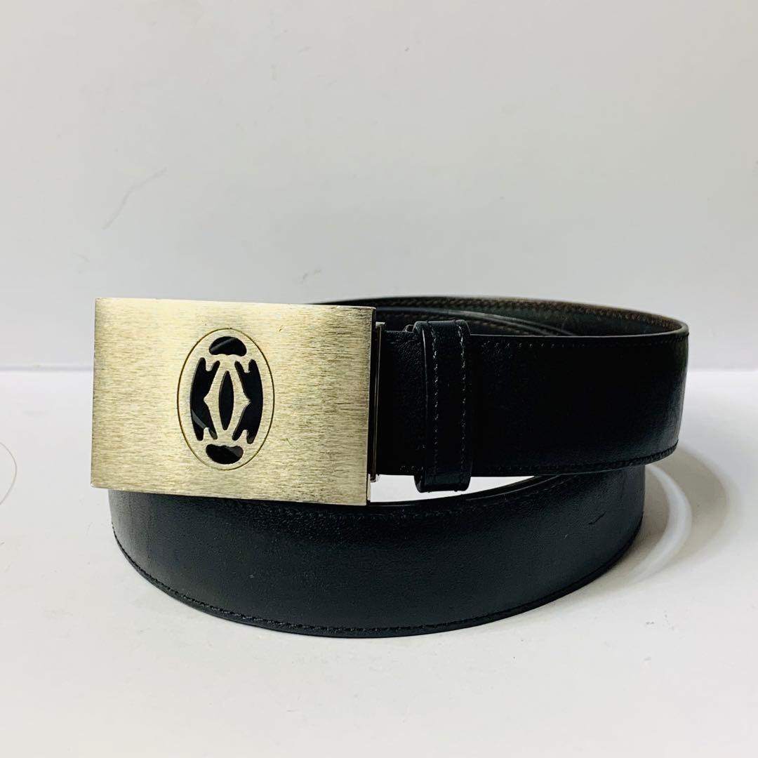 美品　カルティエ　マストライン　スクエア　ロゴ刻印　シルバー