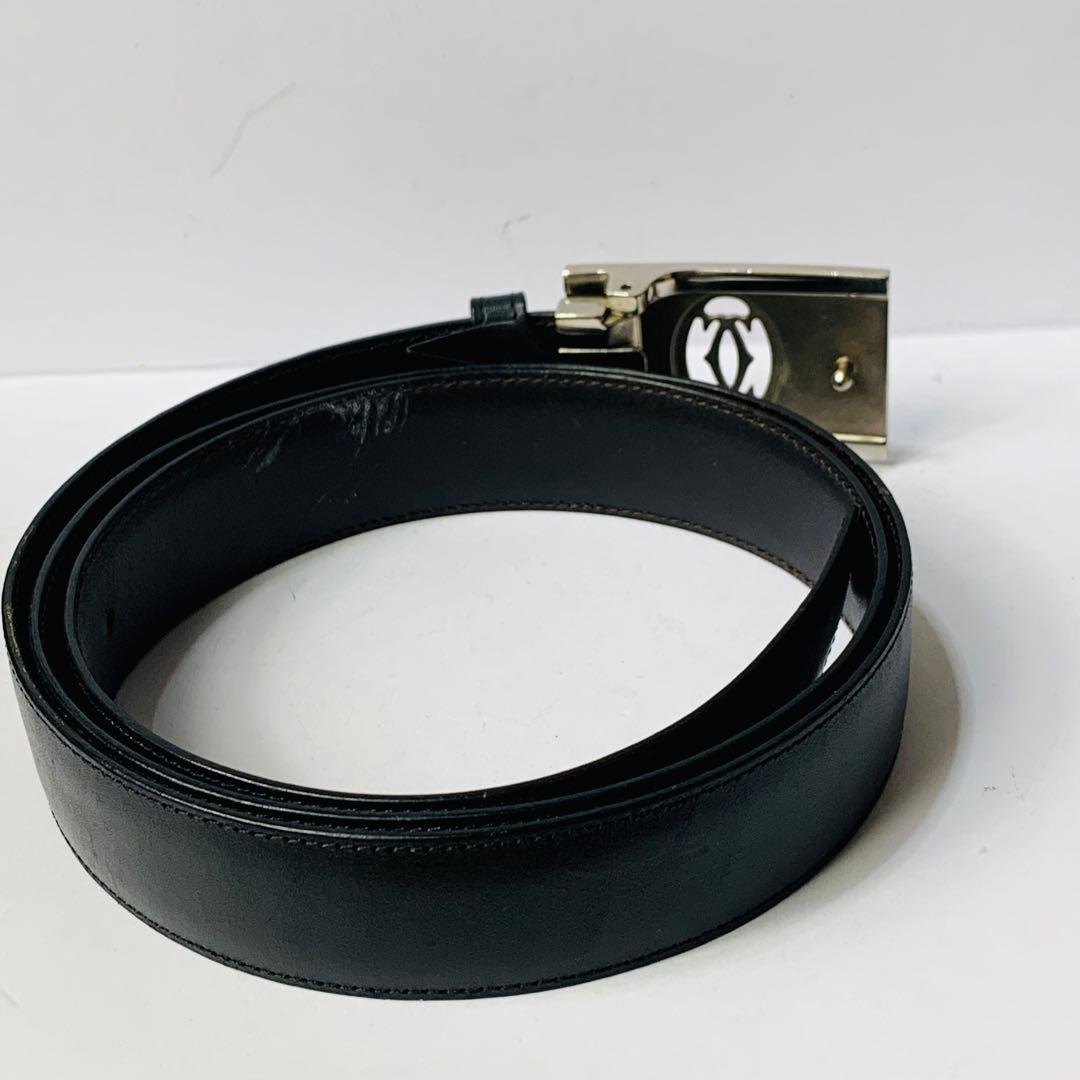 美品　カルティエ　マストライン　スクエア　ロゴ刻印　シルバー