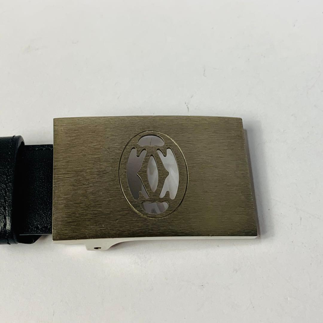 美品　カルティエ　マストライン　スクエア　ロゴ刻印　シルバー