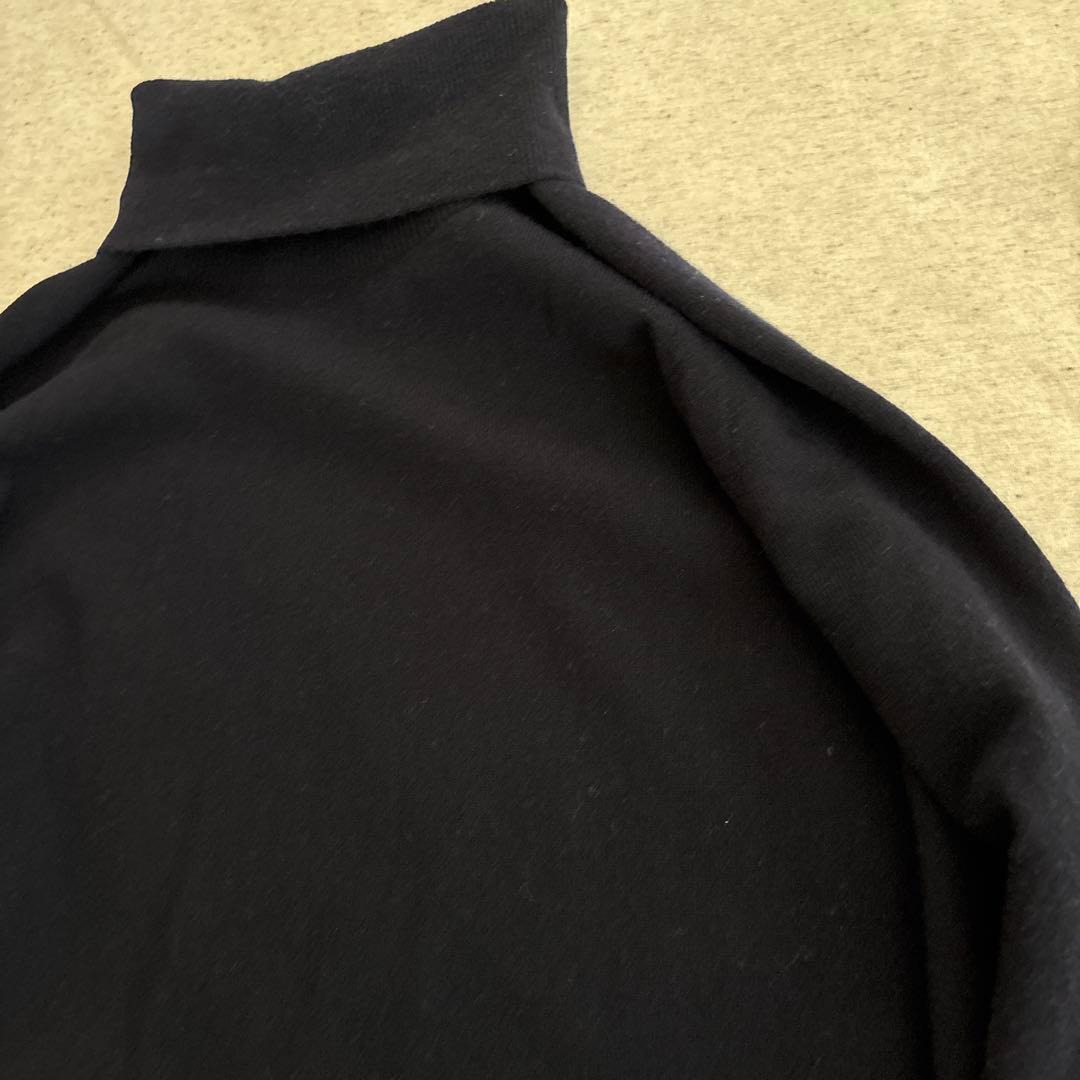 【美品✨ドゥーズィエムクラス　capriタートルネックプルオーバー　ネイビー