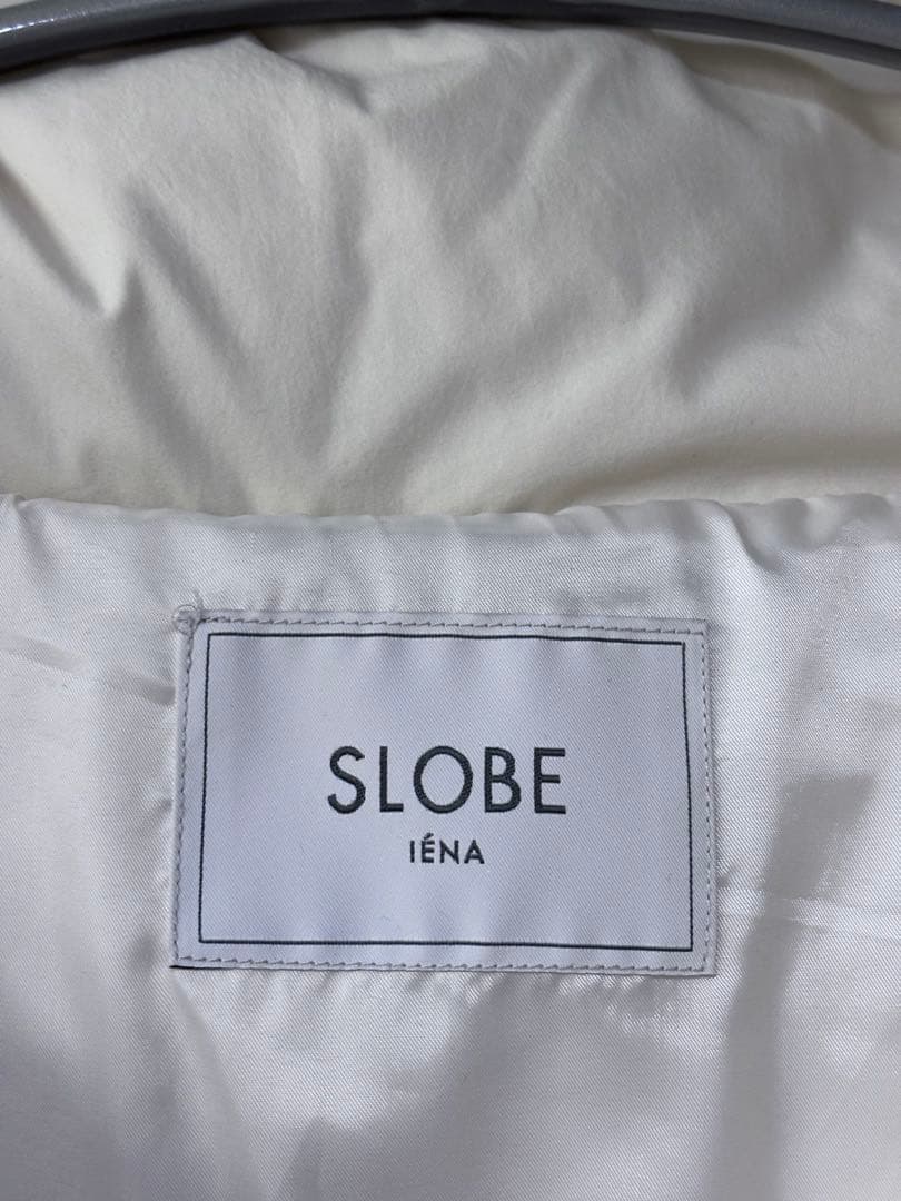 2024 SLOBE IENA フェザーライト撥水パッファーダウン　38