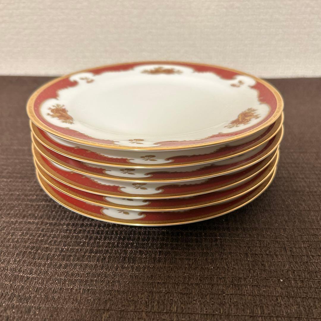 大倉陶園　リミテッドエディション　金蝕マロン　デザートプレート　17cm