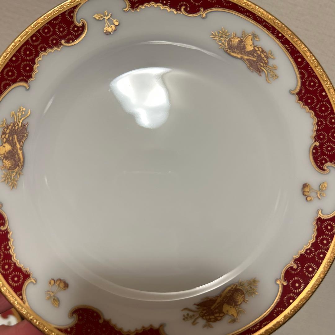 大倉陶園　リミテッドエディション　金蝕マロン　デザートプレート　17cm