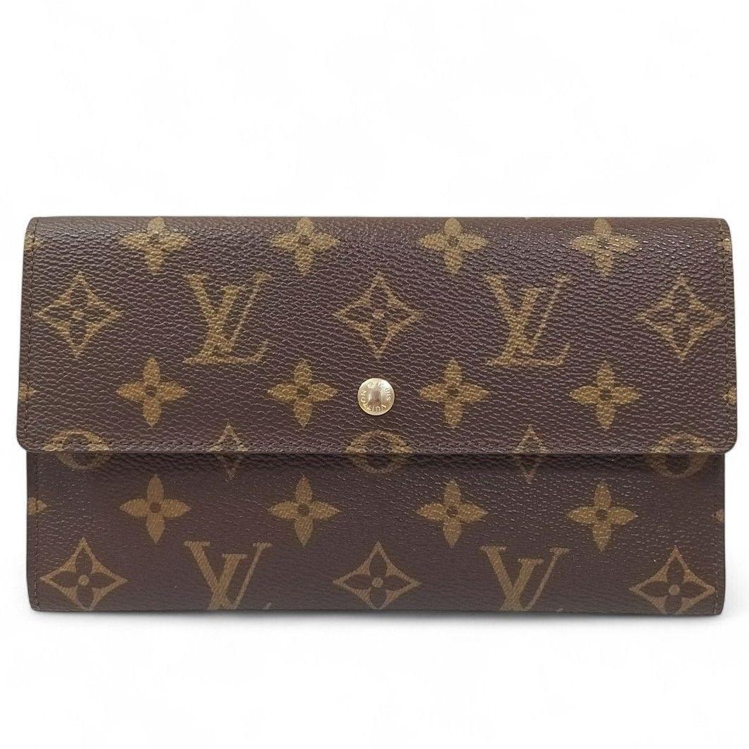 モノグラム ポルトトレゾール インターナショナル ルイヴィトン 三つ折り 長財布