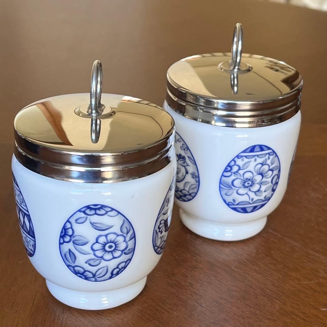 【希少品】英国製　ロイヤルウースター★ニワトリちゃん★エッグコドラー　2個