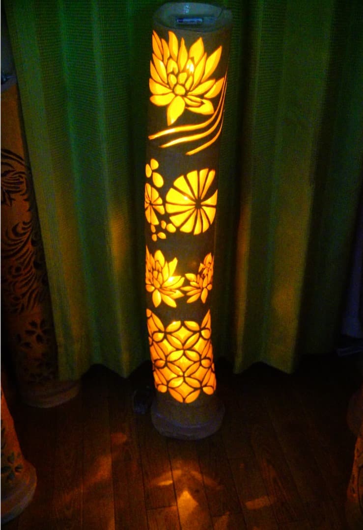 竹灯り 〜蓮の池〜　竹灯籠　極太孟宗竹