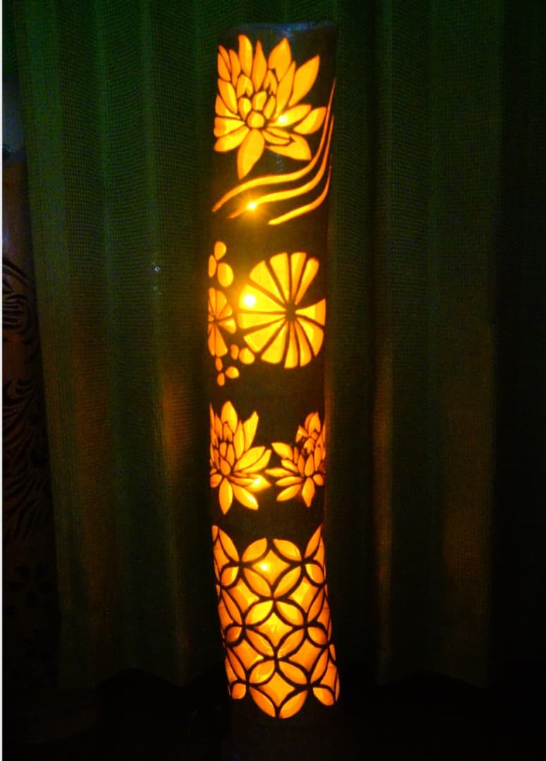 竹灯り 〜蓮の池〜　竹灯籠　極太孟宗竹