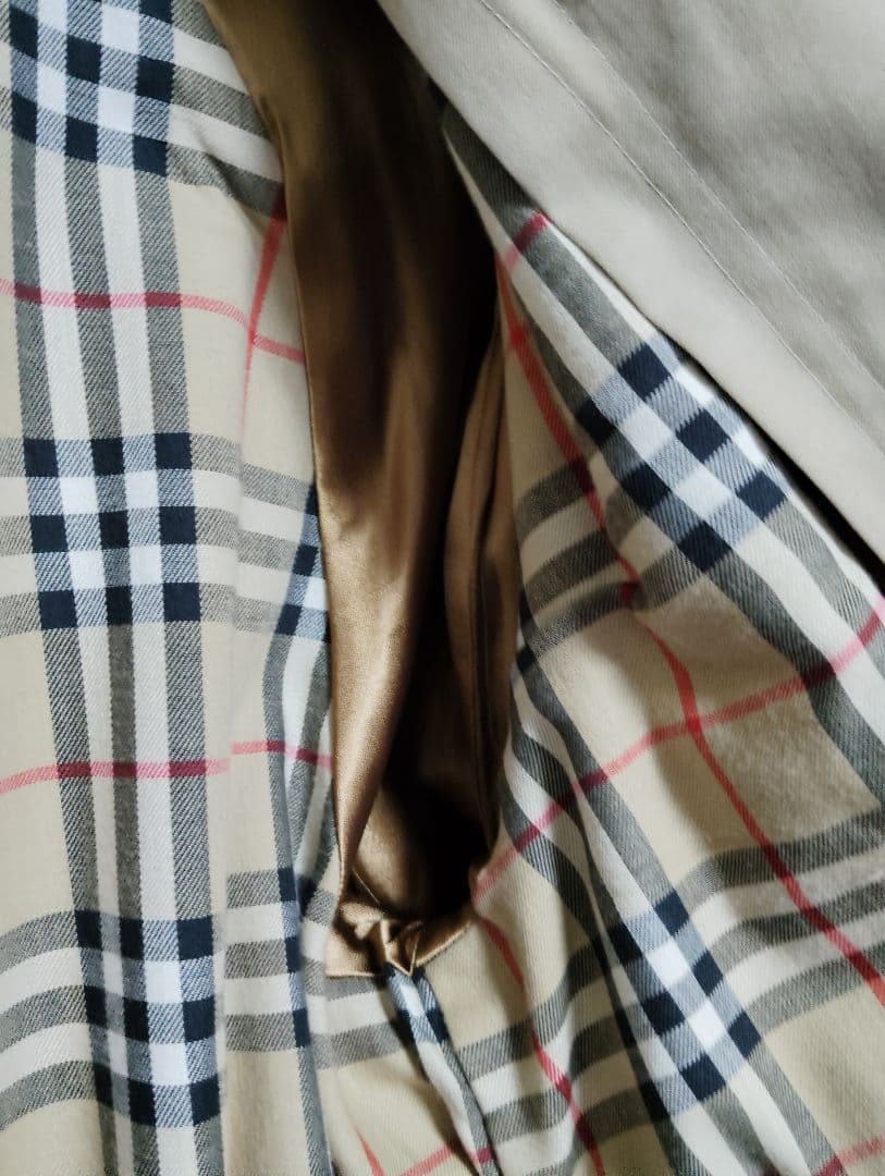 美品 70s〜80s Burberry タブルトレンチコート 英国製