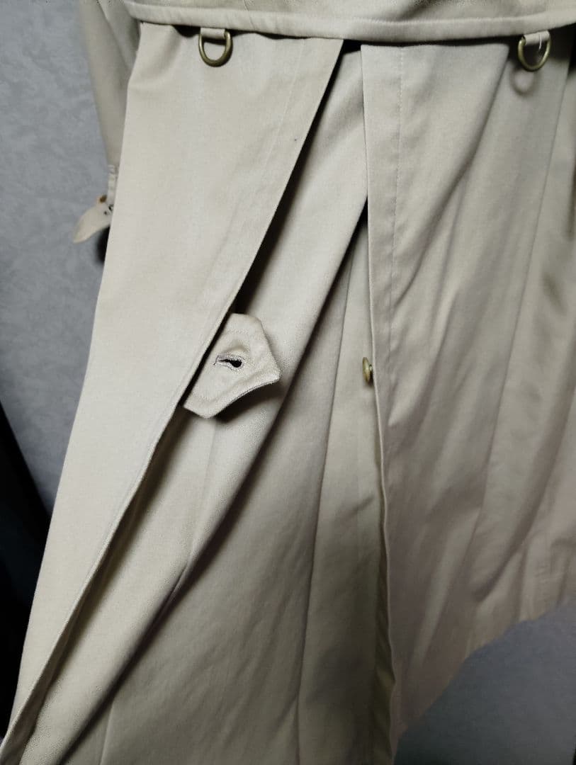 美品 70s〜80s Burberry タブルトレンチコート 英国製