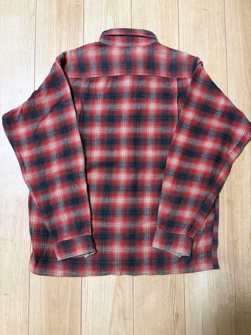 パタゴニア オンブレ　シャドー　04年 オーガニックコットン　ネルシャツ