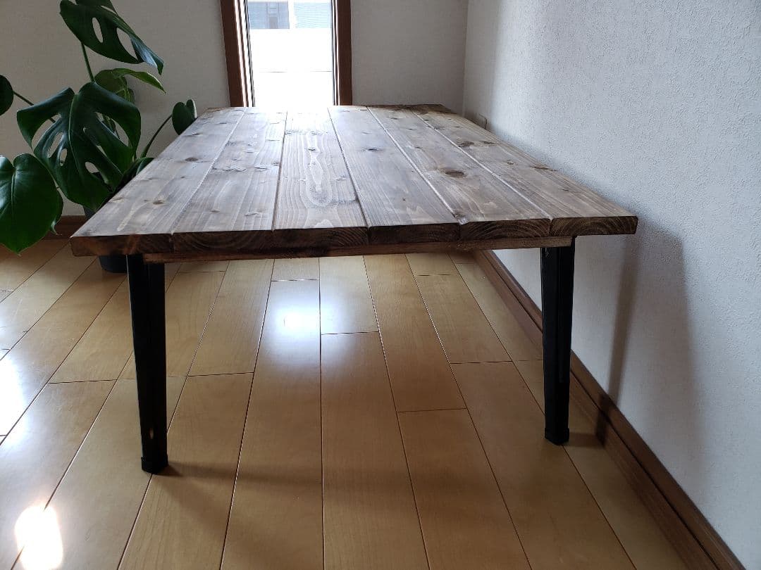 90×54 ウォールナット　カウンターテーブル　折り畳みテーブル