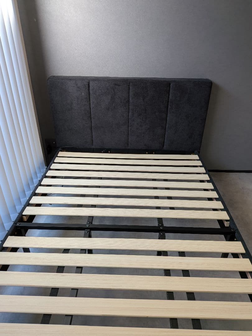 ファブリックベッド セミダブル EIRA エイラ すのこベッド 脚付き おしゃれ