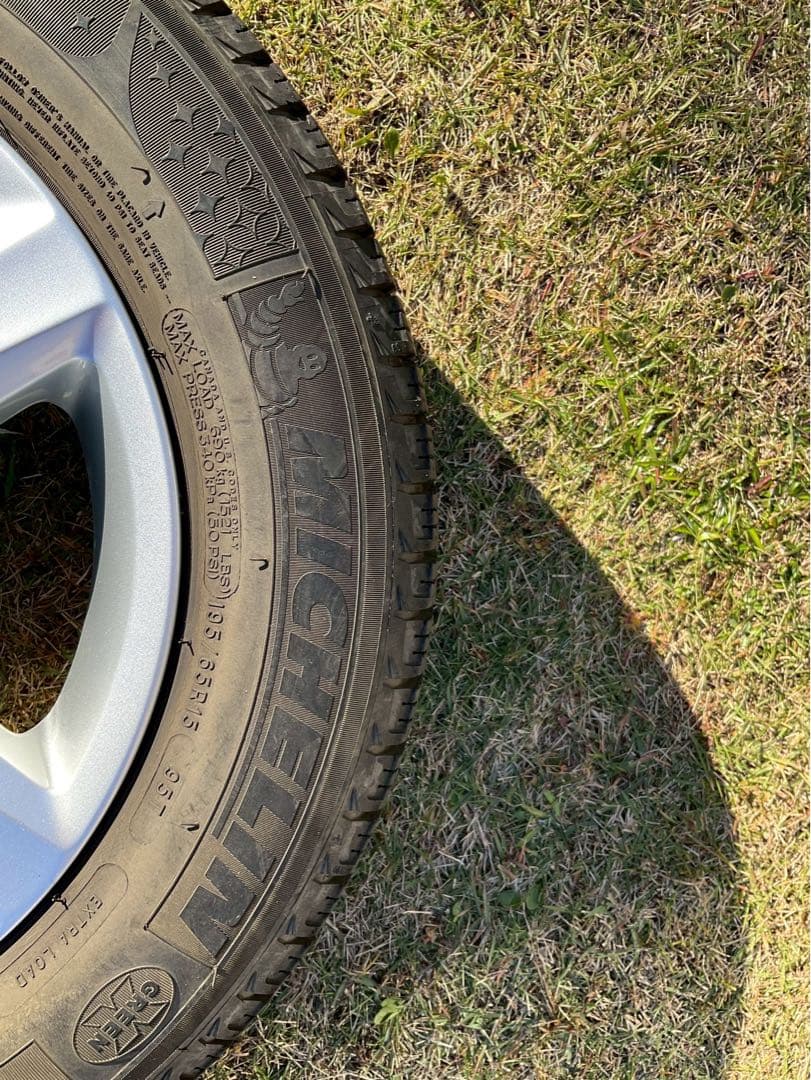 ミシュラン スタッドレスタイヤ 15インチ フォルクスワーゲンホイール