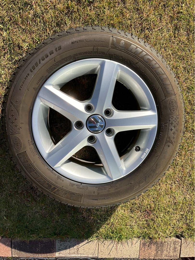 ミシュラン スタッドレスタイヤ 15インチ フォルクスワーゲンホイール