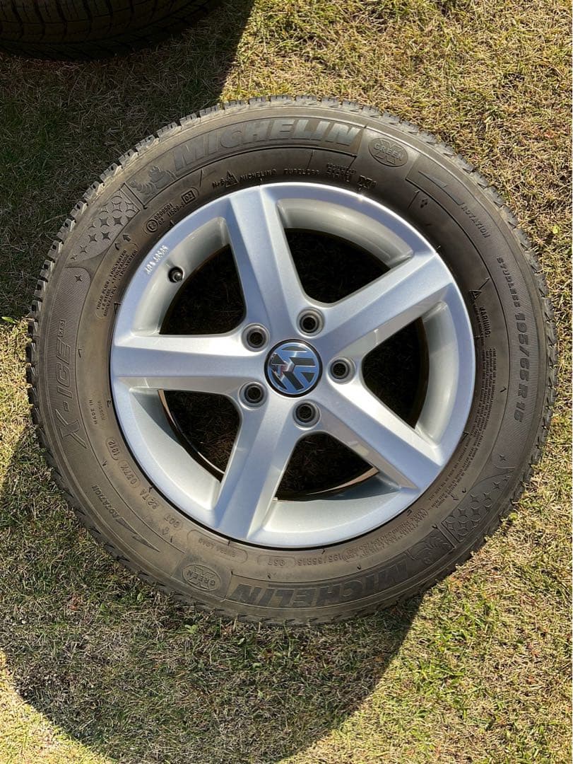 ミシュラン スタッドレスタイヤ 15インチ フォルクスワーゲンホイール