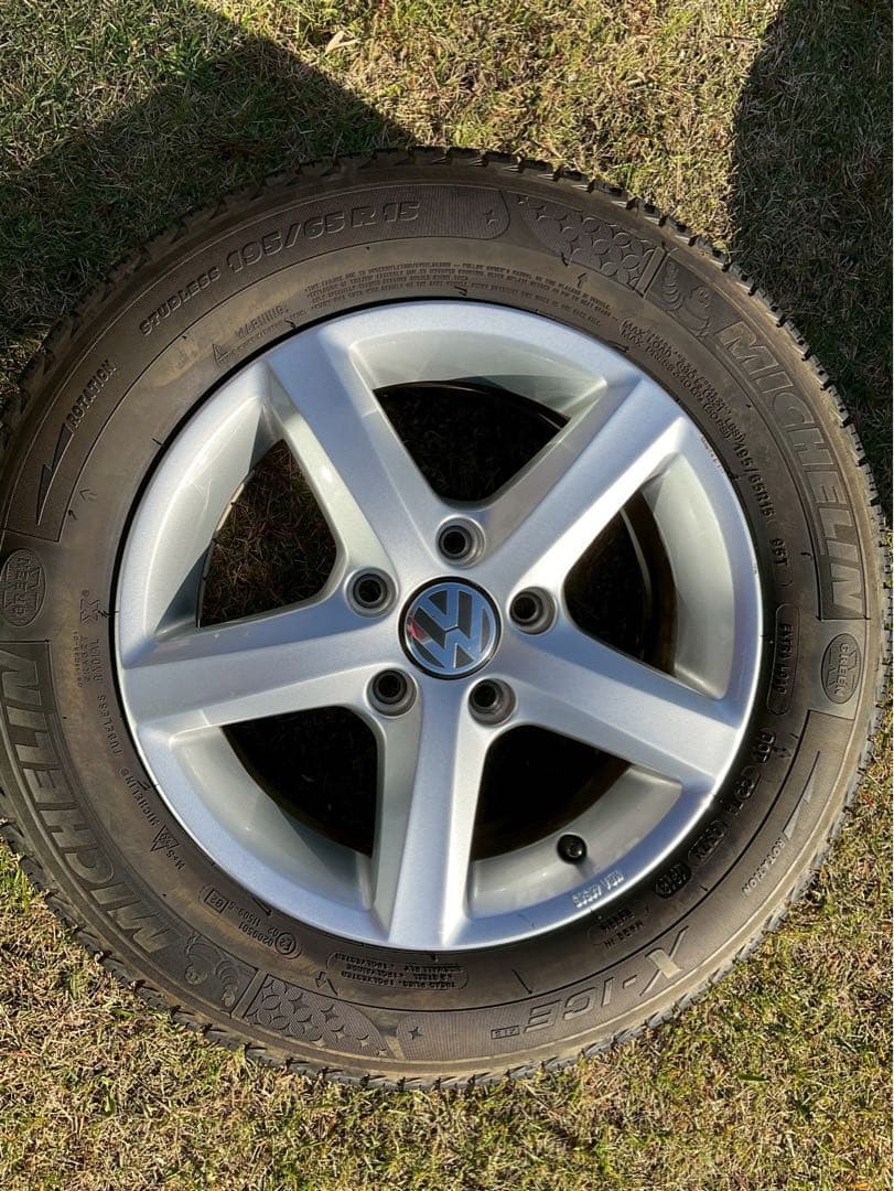 ミシュラン スタッドレスタイヤ 15インチ フォルクスワーゲンホイール