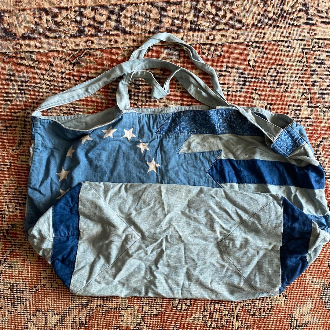 キャピタル　KAPITAL パッチワーク　ビッグトートバッグ