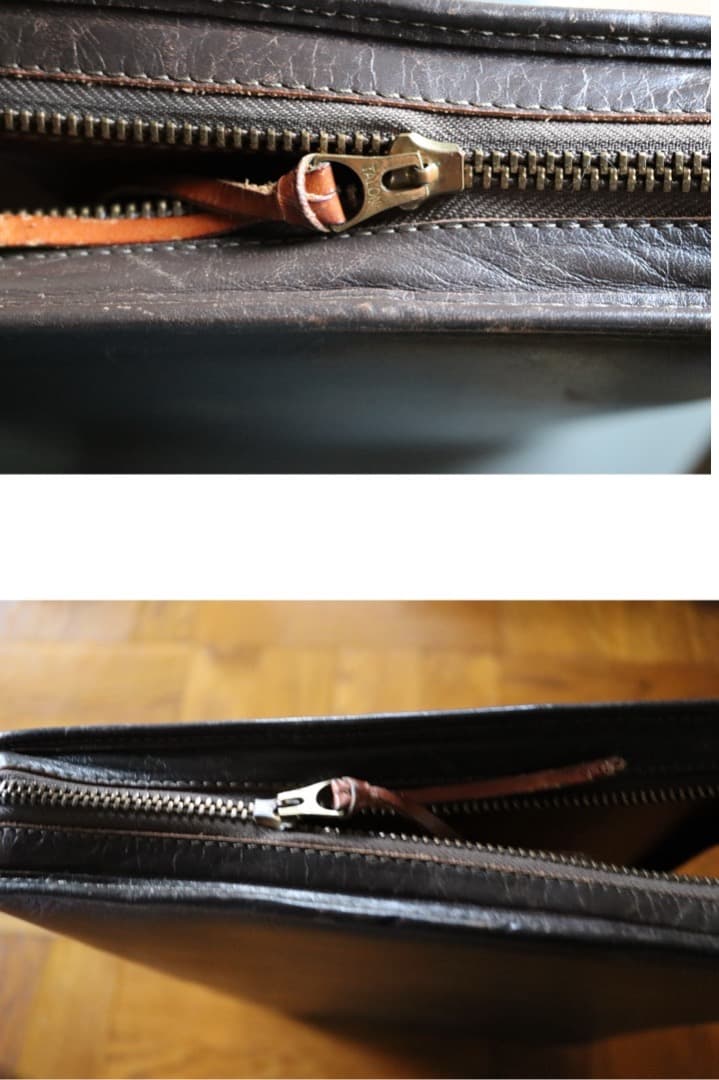 【名作】RRL レザー ドキュメントケース バッグ　A-2タイプ